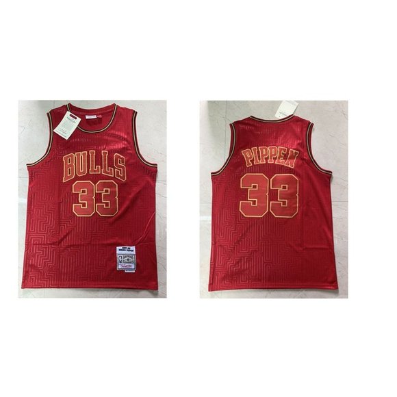 scottie pippen red jersey